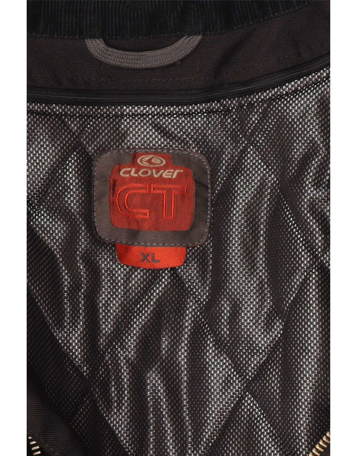 Clover Herre Racer Jakke UK 42 XL Sort Polyamid