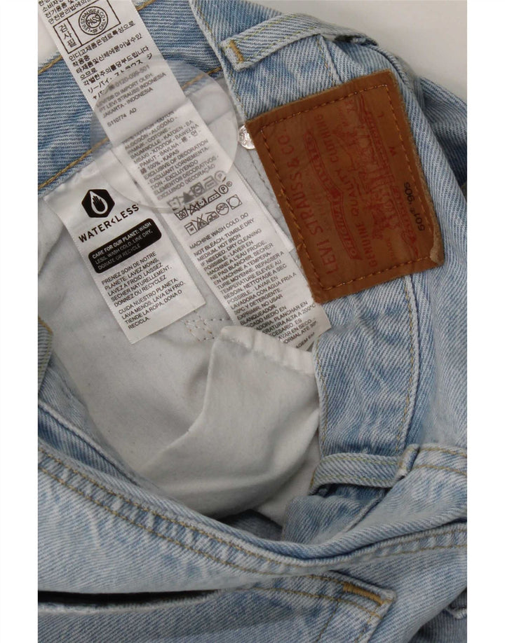 Levi's Dame 501 Straight Jeans W25 L32 Blå Bomuld