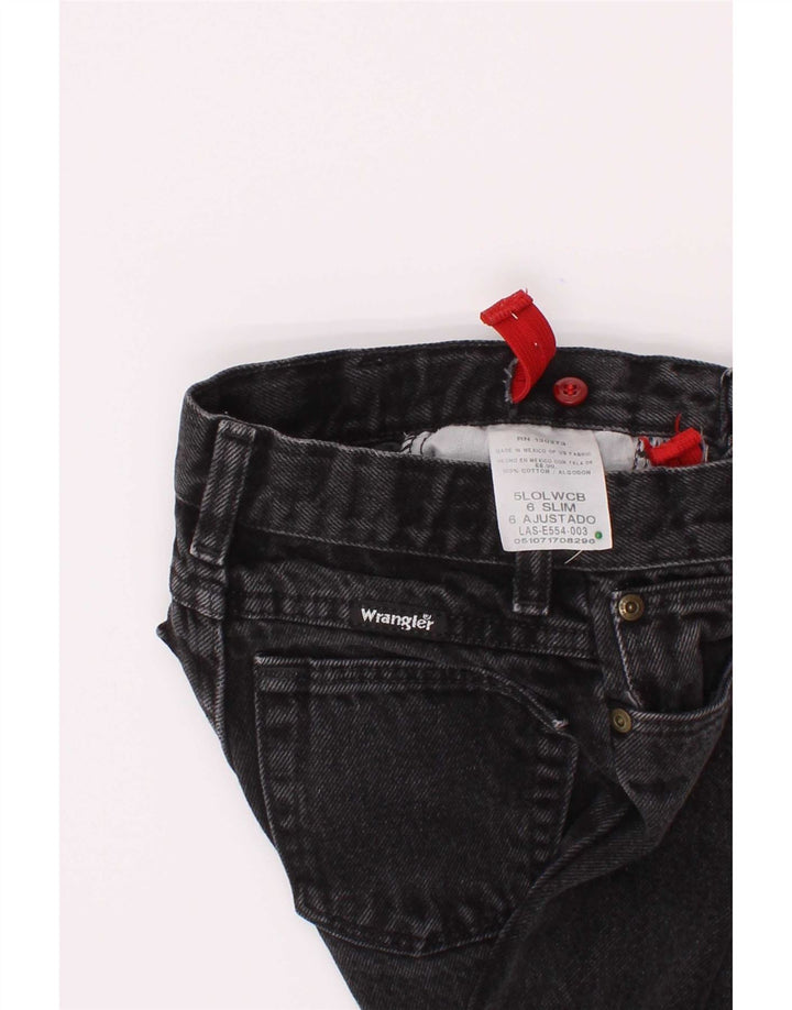Wrangler Boys Slim Jeans 7-8 år W22 L20 Grå Bomuld
