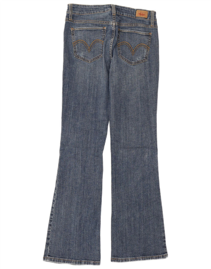 LEVI'S Dame 518 Super Low Bootcut Jeans US 5 Medium W28 L31 Blå Bomuld