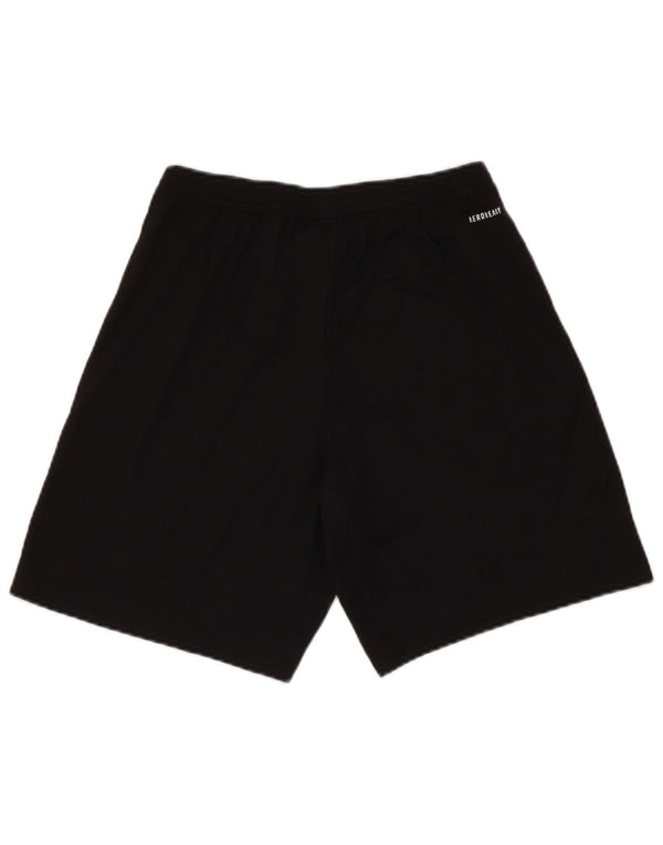 Adidas Herre Aeroready Graphic Sports Shorts Små sorte polyester
