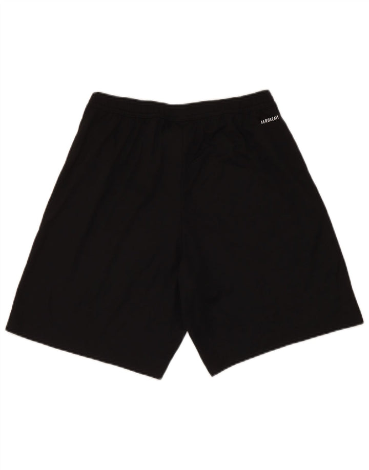 Adidas Herre Aeroready Graphic Sports Shorts Små sorte polyester