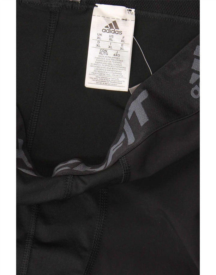 Adidas Herre Climalite Graphic Leggings XL Sort Polyester