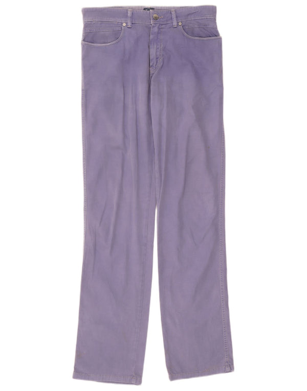 Trussardi Straight Casual Bukser IT 46 Small W30 L32 Lilla Bomuld