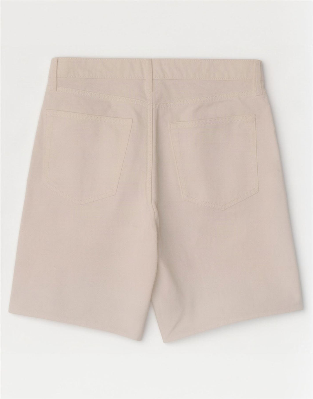 Marks & Spencer Dame Bermuda Denim Shorts UK 16 Large W34 White Bomuld