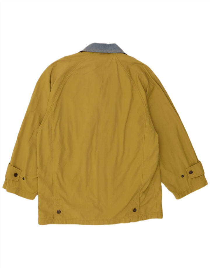 Sea Barrier Herre Windbreaker Jacket UK 36 Small Yellow Colourblock