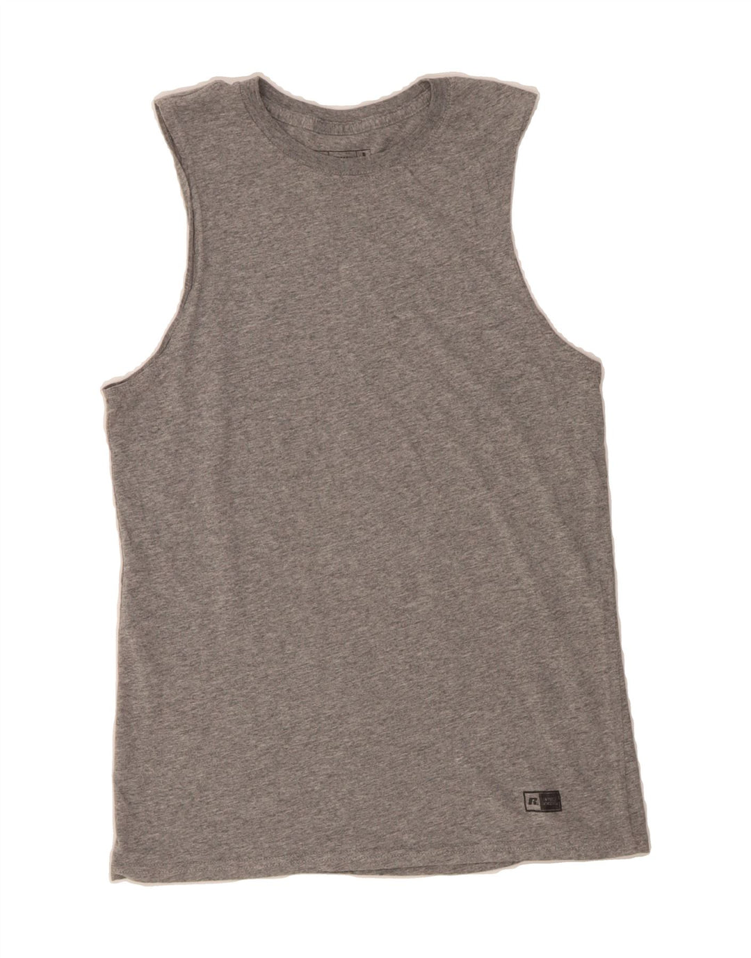 RUSSELL ATHLETIC Mens Vest Top Small Grey Cotton Vintage Russell Athletic and Second-Hand Russell Athletic from Messina Hembry 