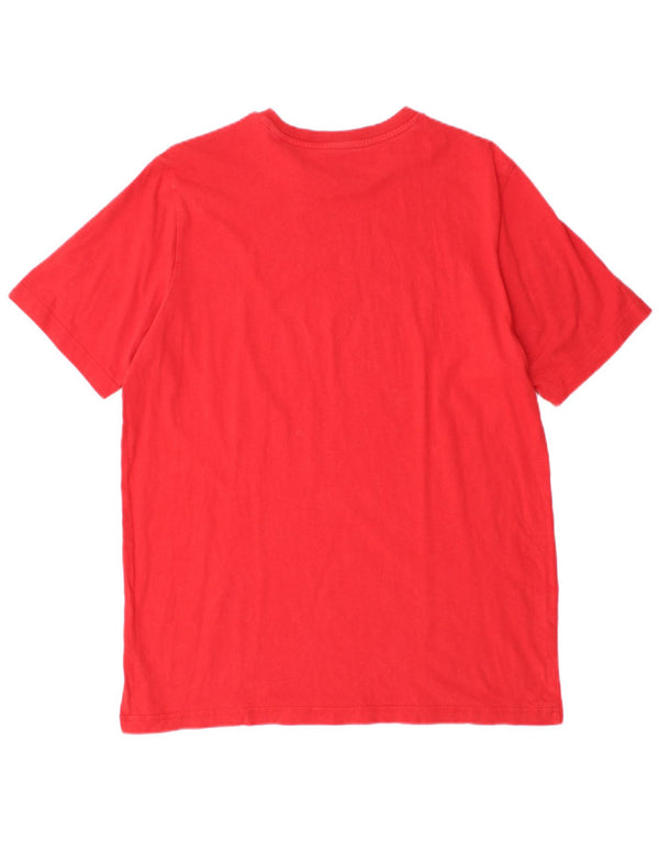 Adidas Herre grafisk T-shirt Top Medium Rød