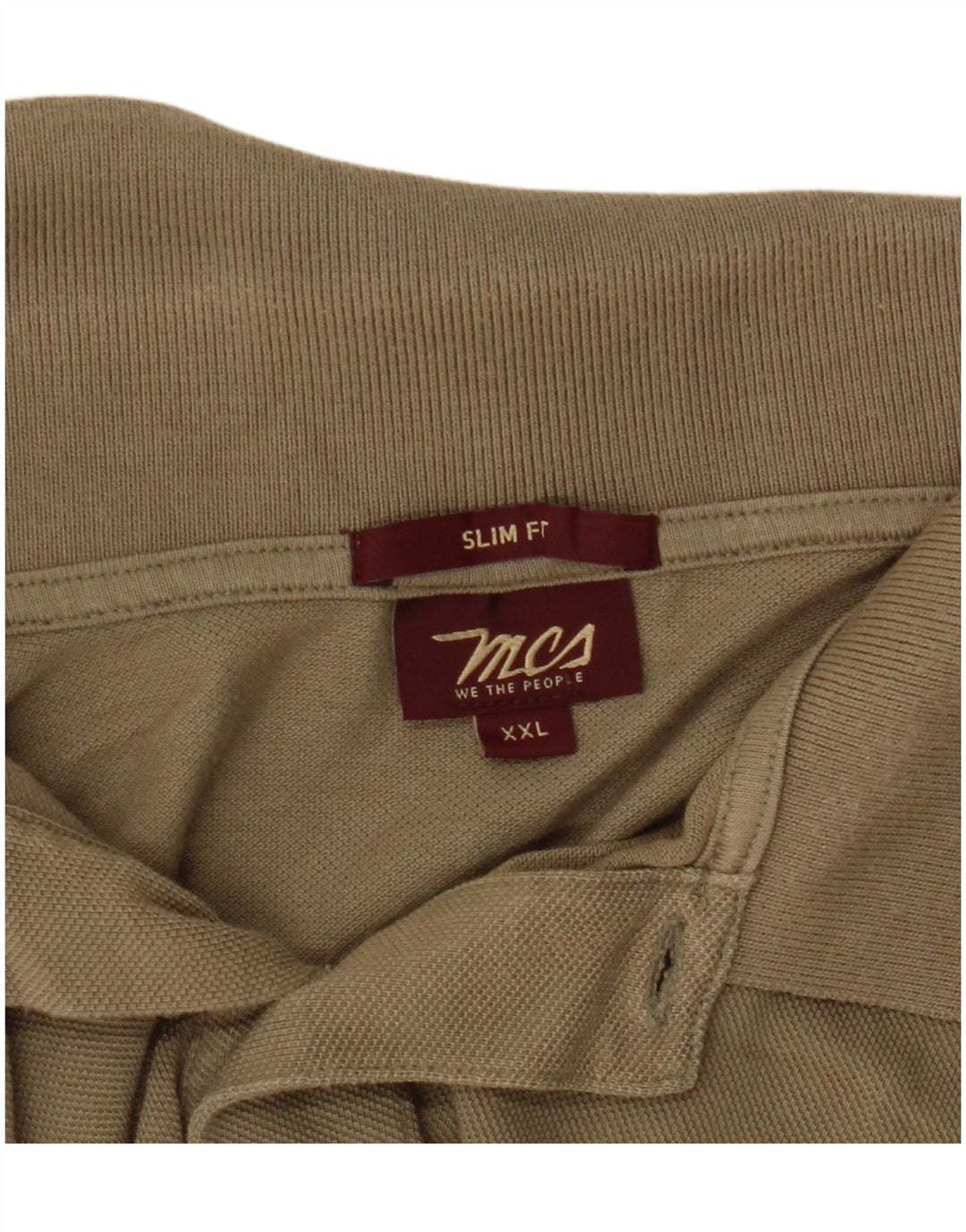Marlboro Classics Herre Slim Fit Polo Shirt 2XL Beige