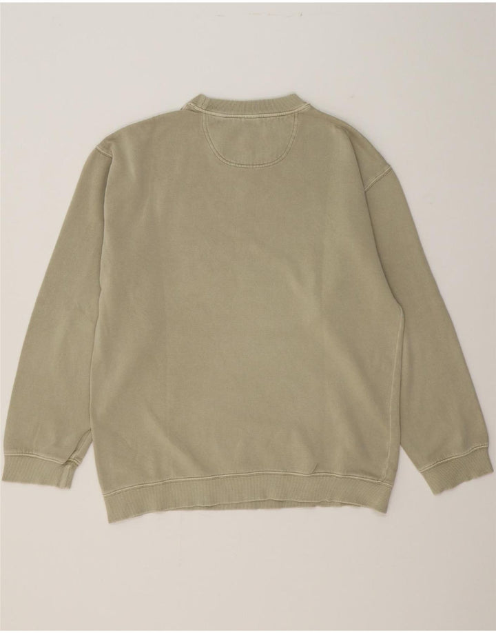 GLOBE TROTTER Mens Sweatshirt Jumper 2XL Green Cotton Vintage Globe Trotter and Second-Hand Globe Trotter from Messina Hembry 