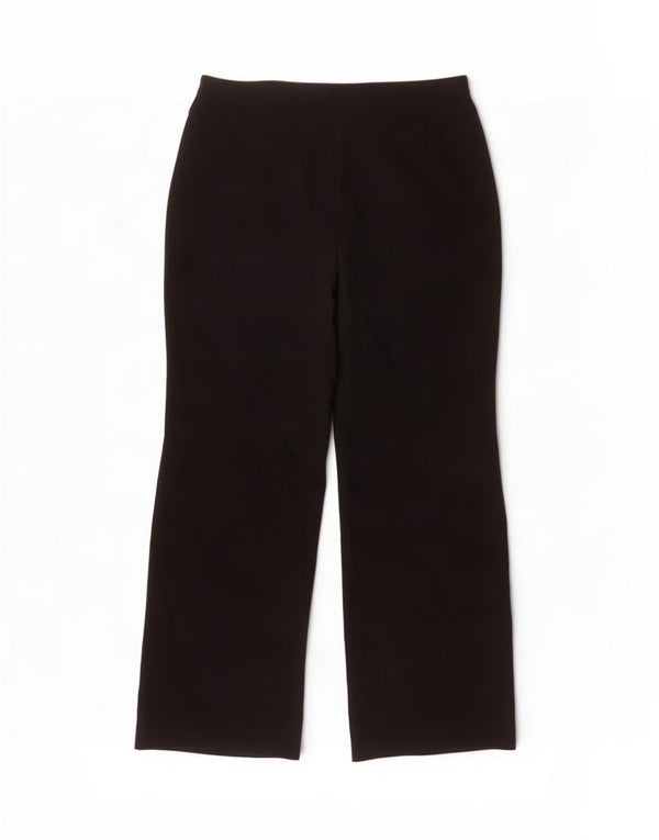 Marks & Spencer Kvinder Casual Bukser med brede ben UK 10 Small W32 L29 Sort