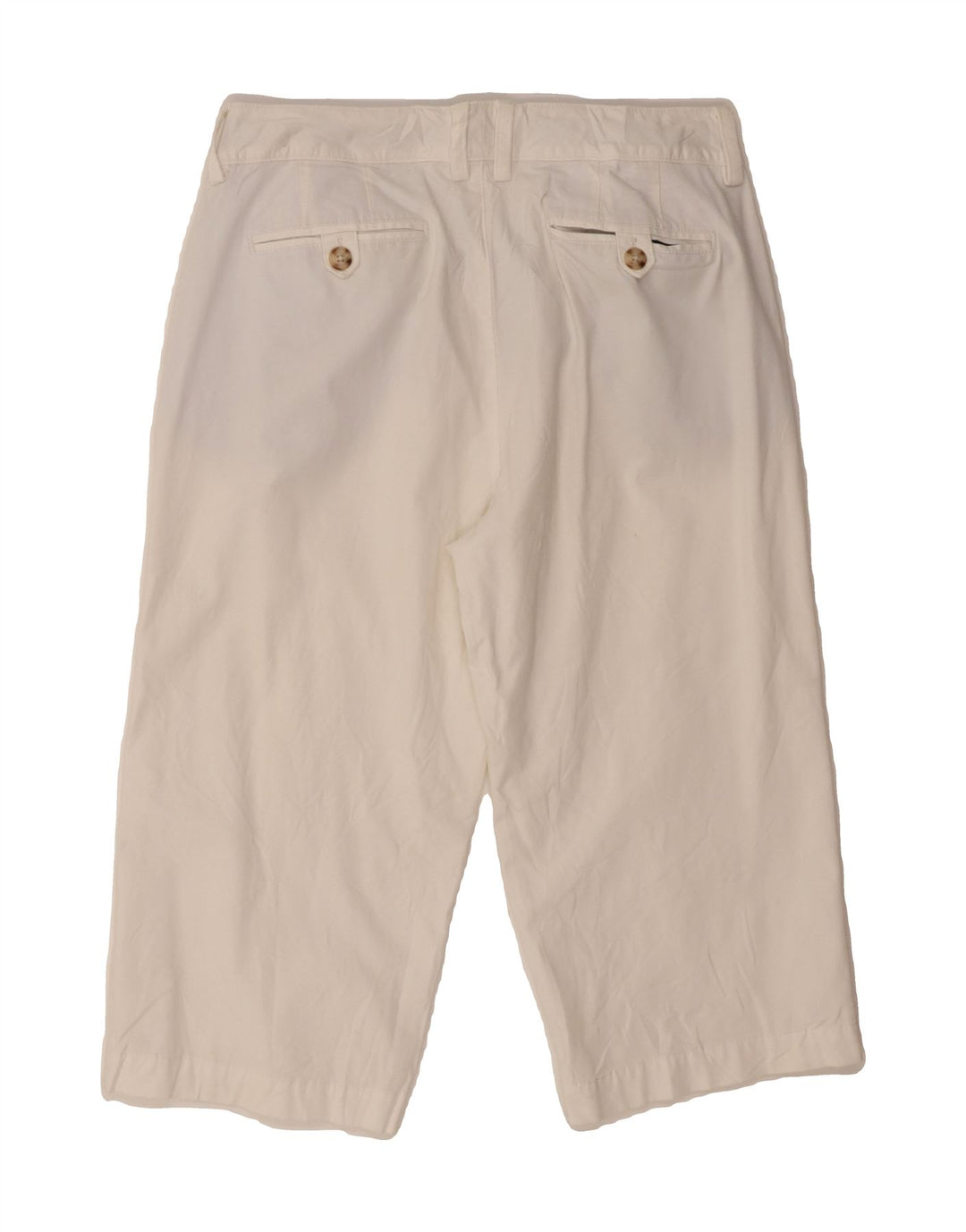 EDDIE BAUER Womens Straight Capri Trousers US 10 Large W30 L19 White Vintage Eddie Bauer and Second-Hand Eddie Bauer from Messina Hembry 