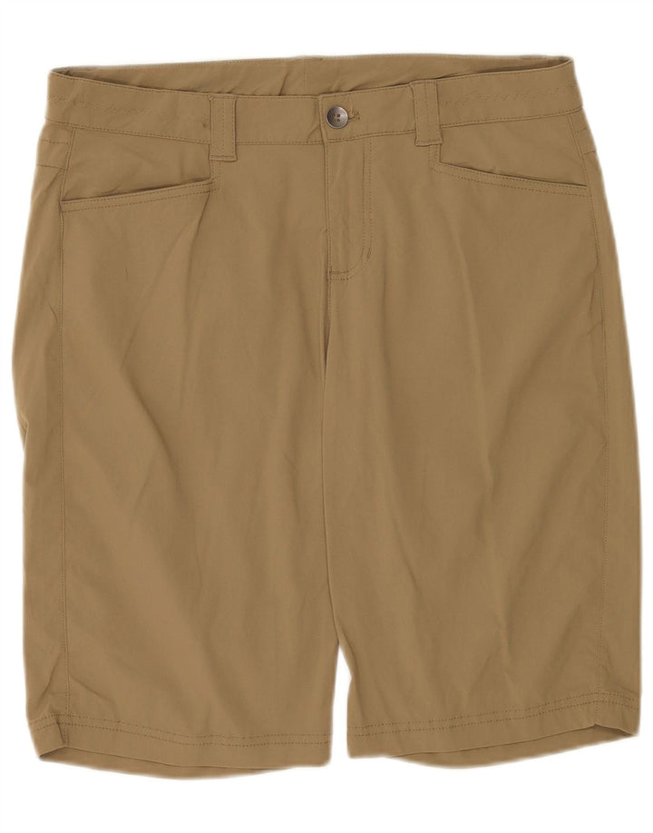 Eddie Bauer Dame Casual Shorts US 8 Medium W32 Khaki Cotton