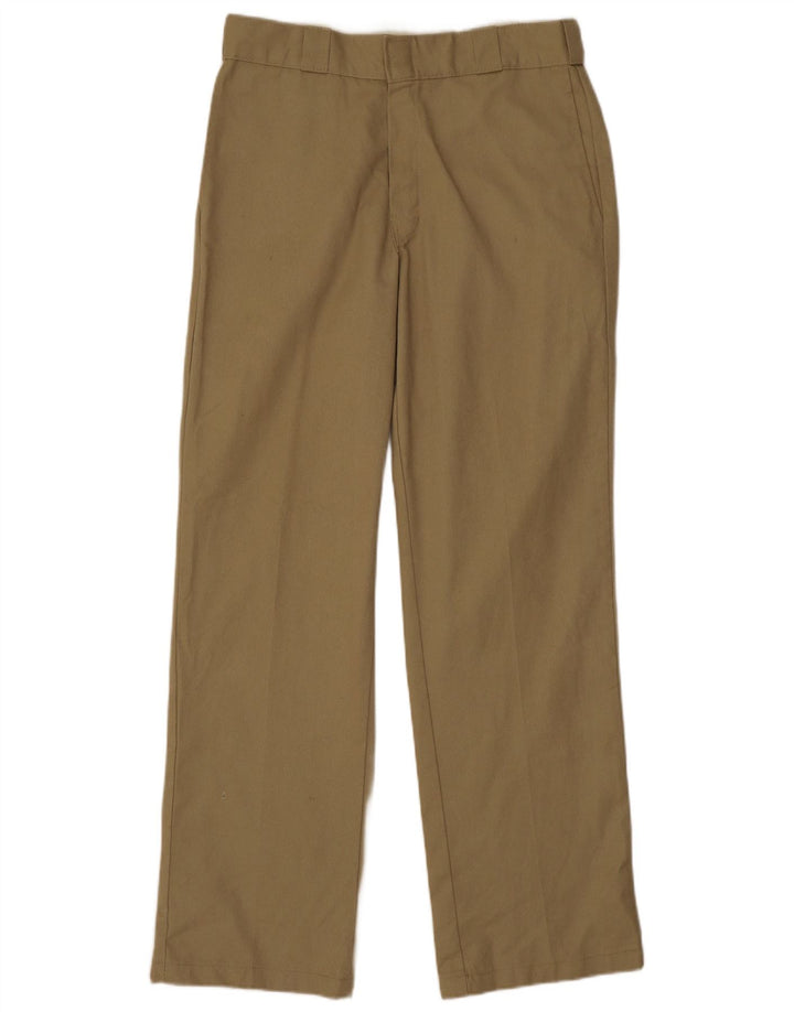 Dickies Straight Chino Bukser til mænd W32 L32 Beige Polyester