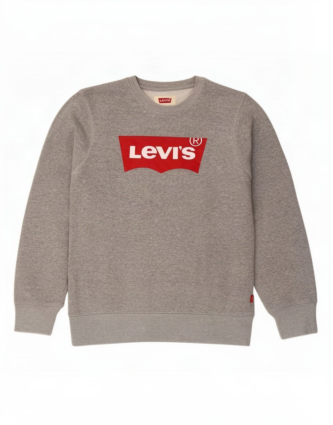 Levi's Boys Grafisk Sweatshirt Jumper 13-14 år Grå Flecked Bomuld