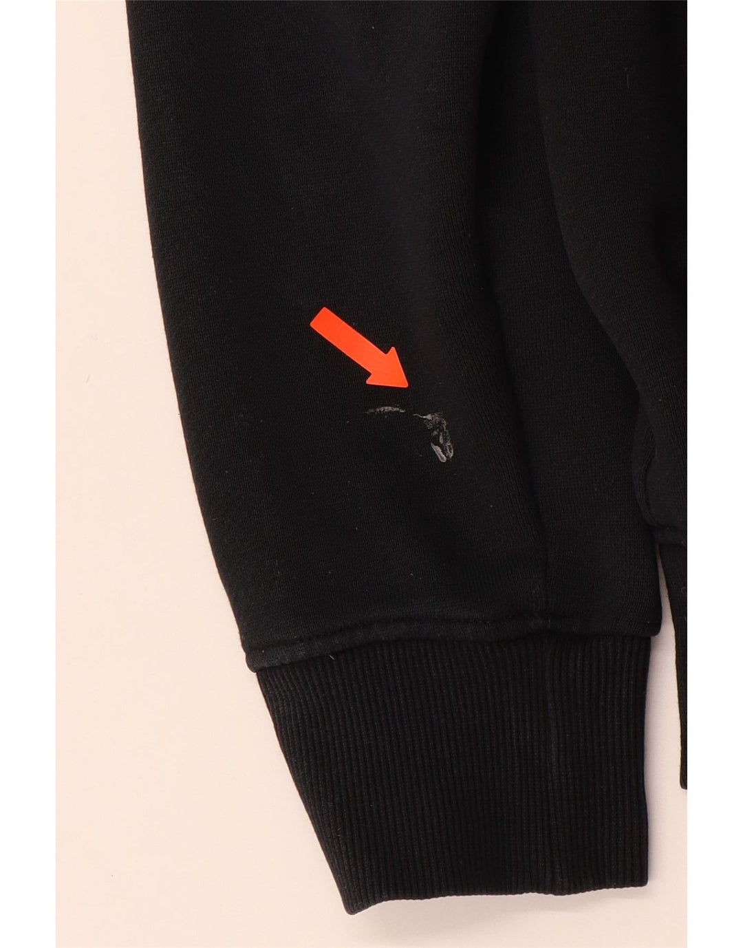 NEW BALANCE Dame grafisk oversize sweatshirt trøje UK 10 Small Black