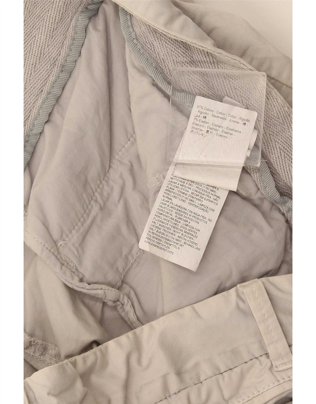 Murphy & Nye Herre Chino Shorts W38 XL Grå Bomuld