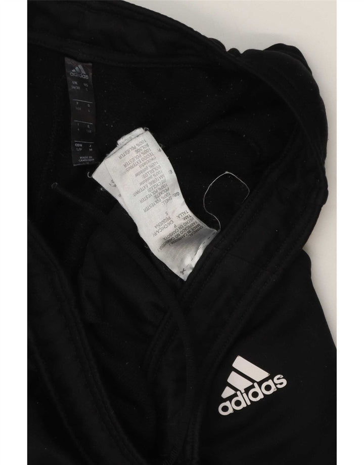 Adidas Træningsdragtsbukser til mænd UK 36/38 Small Black Polyester