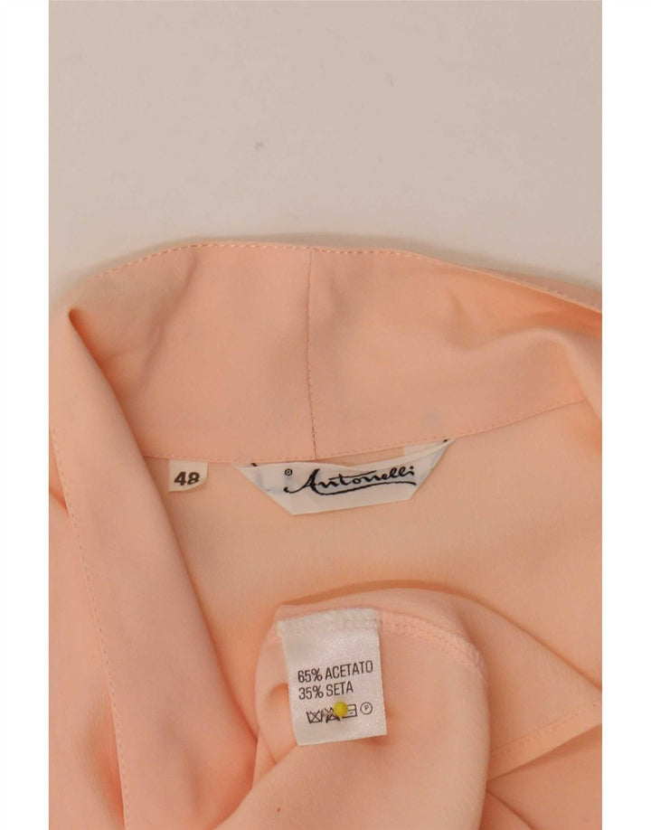 Antonelli Dame Skjorte Bluse IT 48 XL Pink Acetate