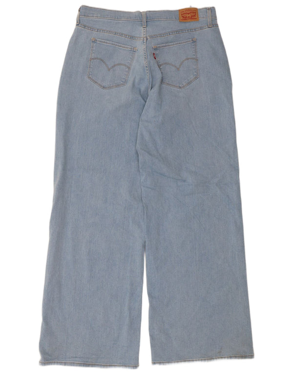 Levi's Womens 318 Shaping Wide Leg Jeans US 16 2XL W36 L34 Blue Cotton