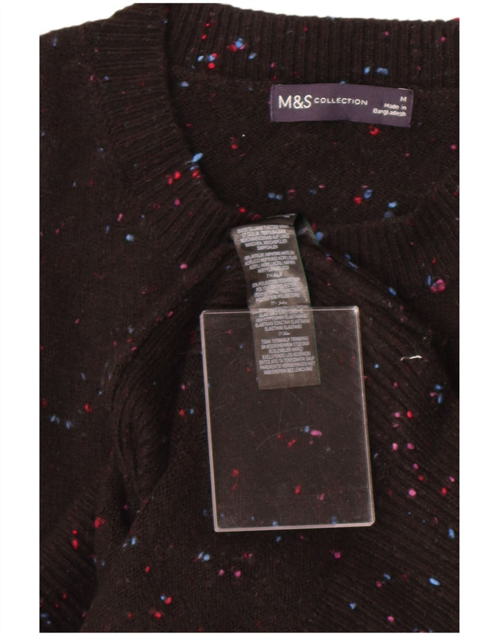 Marks & Spencer Herrevest Tank Top Medium Sort Flecked Acryl