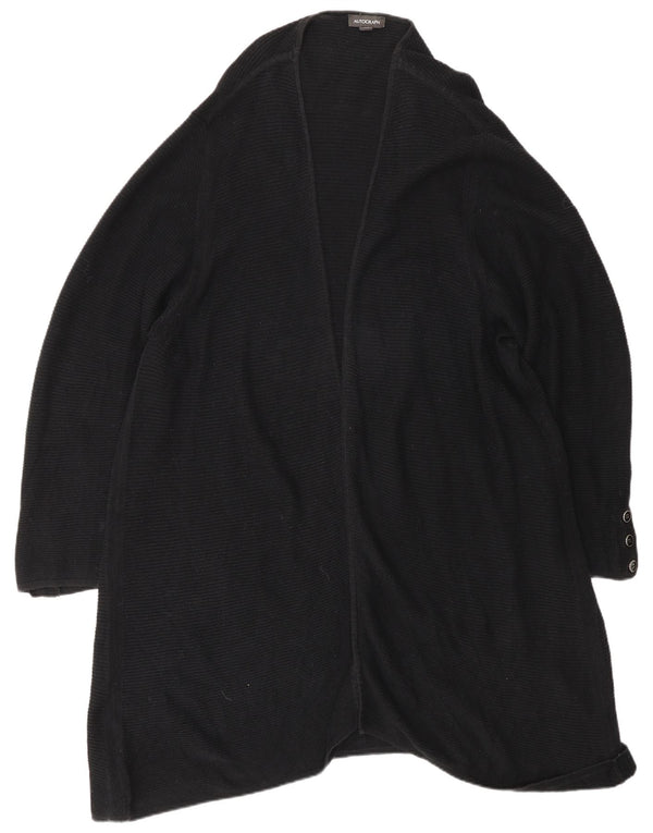 Marks & Spencer Womens Autograph Longline Cardigan Sweater UK 18 XL Sort