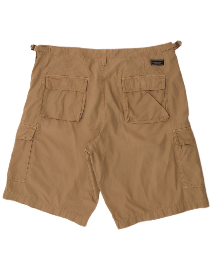 Marlboro Classics Herre Cargo Shorts W42 2XL Beige Bomuld