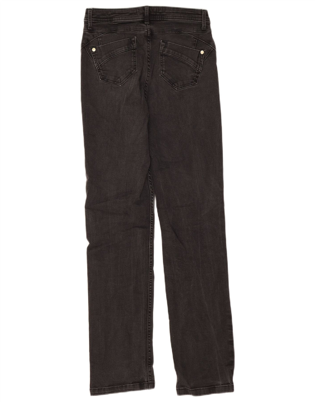 Marks & Spencer Dame Slim Jeans UK 8 Small W26 L28 Black Bomuld