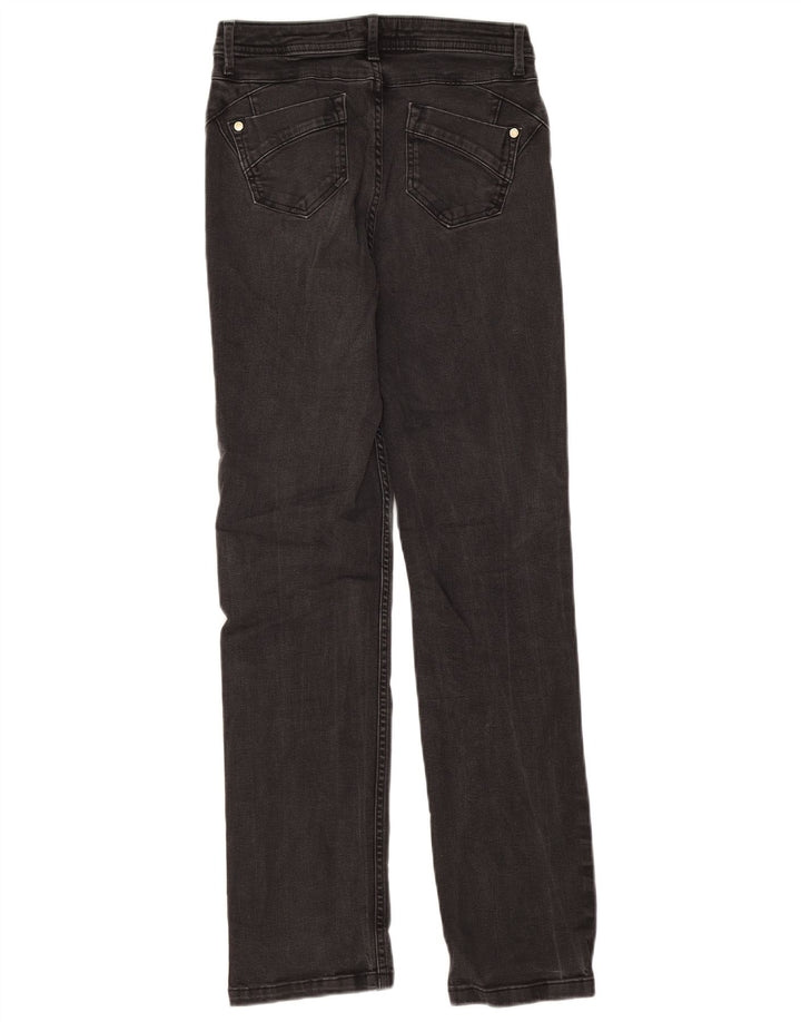 Marks & Spencer Dame Slim Jeans UK 8 Small W26 L28 Black Bomuld