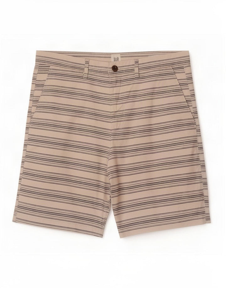 Gap chinoshorts til kvinder W32 store hvidstribede bomuld