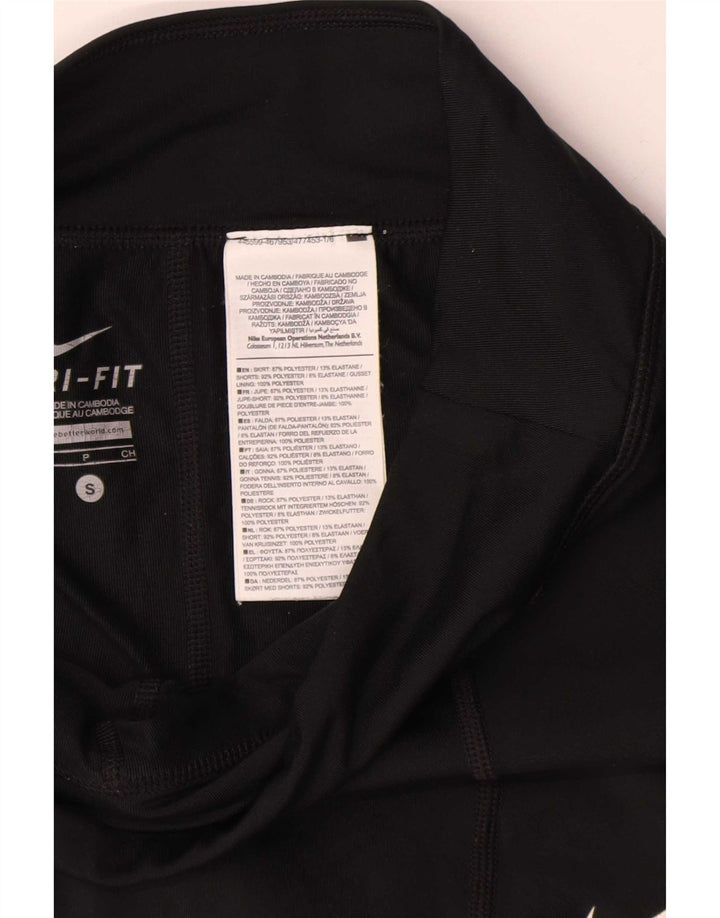 Nike Womens Dri Fit Skort UK 8 Small Black Polyester