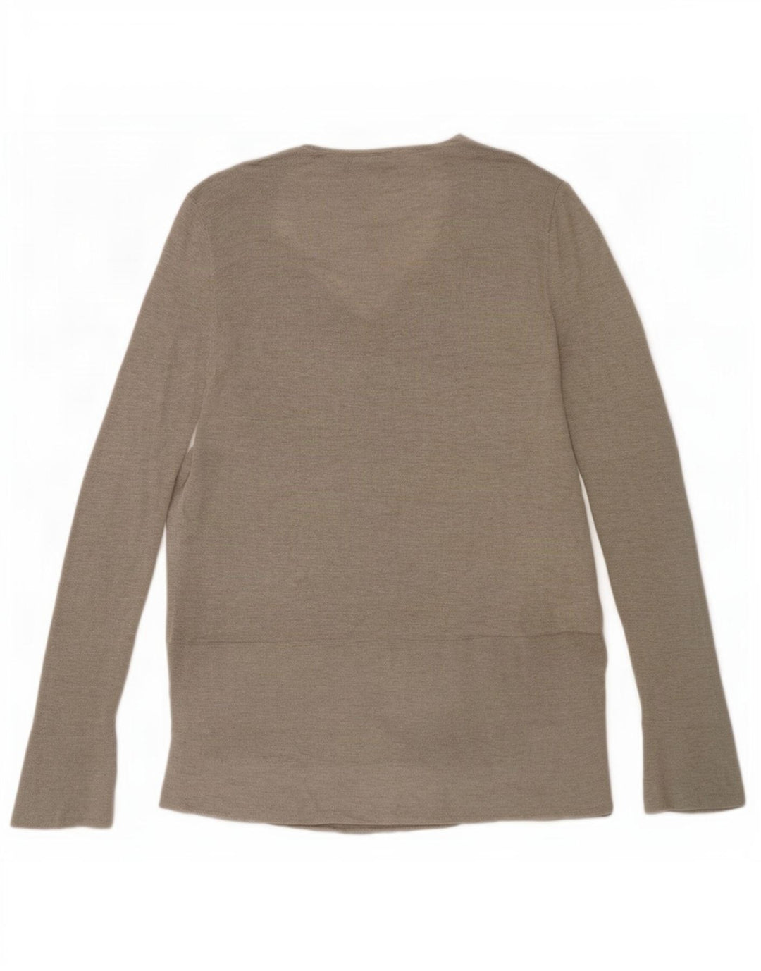 Zara Womens Longline V-hals sweater UK 10 Small Grey