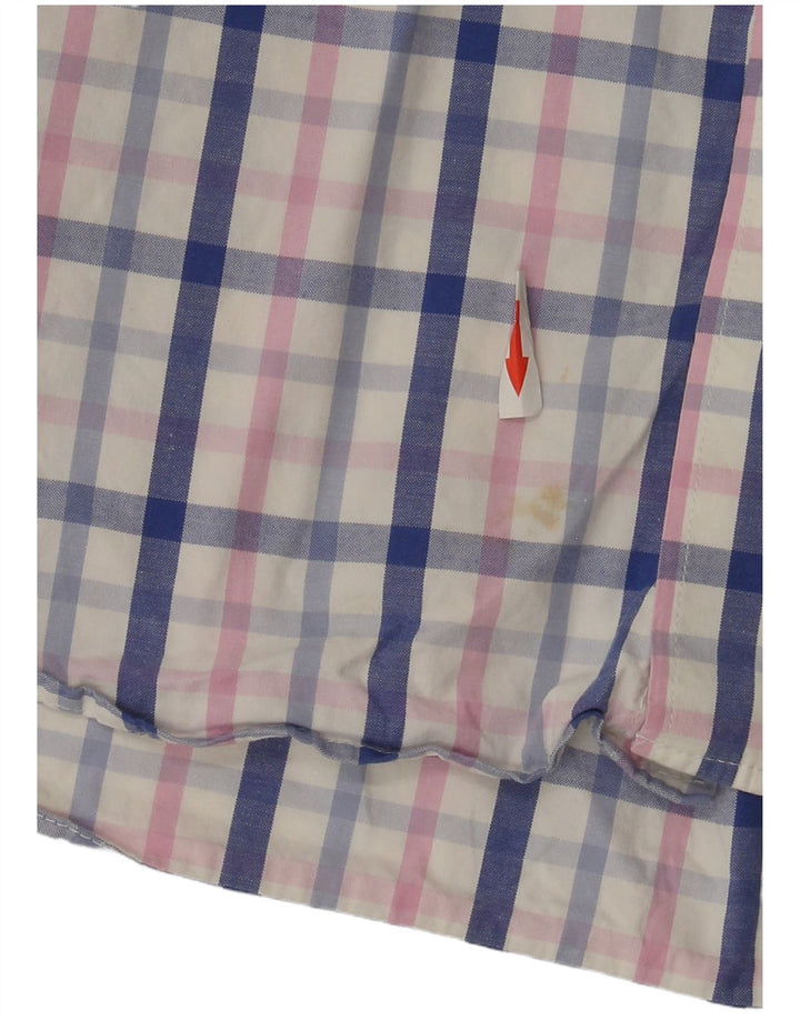 Crew Clothing Herre Classic Fit skjorte Stor flerfarvet ternet bomuld