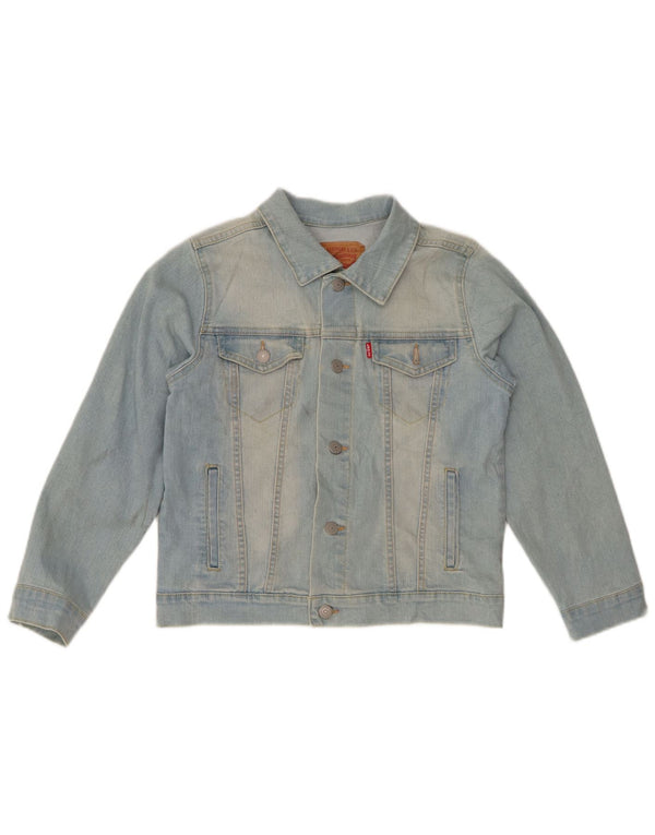 LEVI'S Boys Denim Jacket 8-9 Years Small Blue Cotton