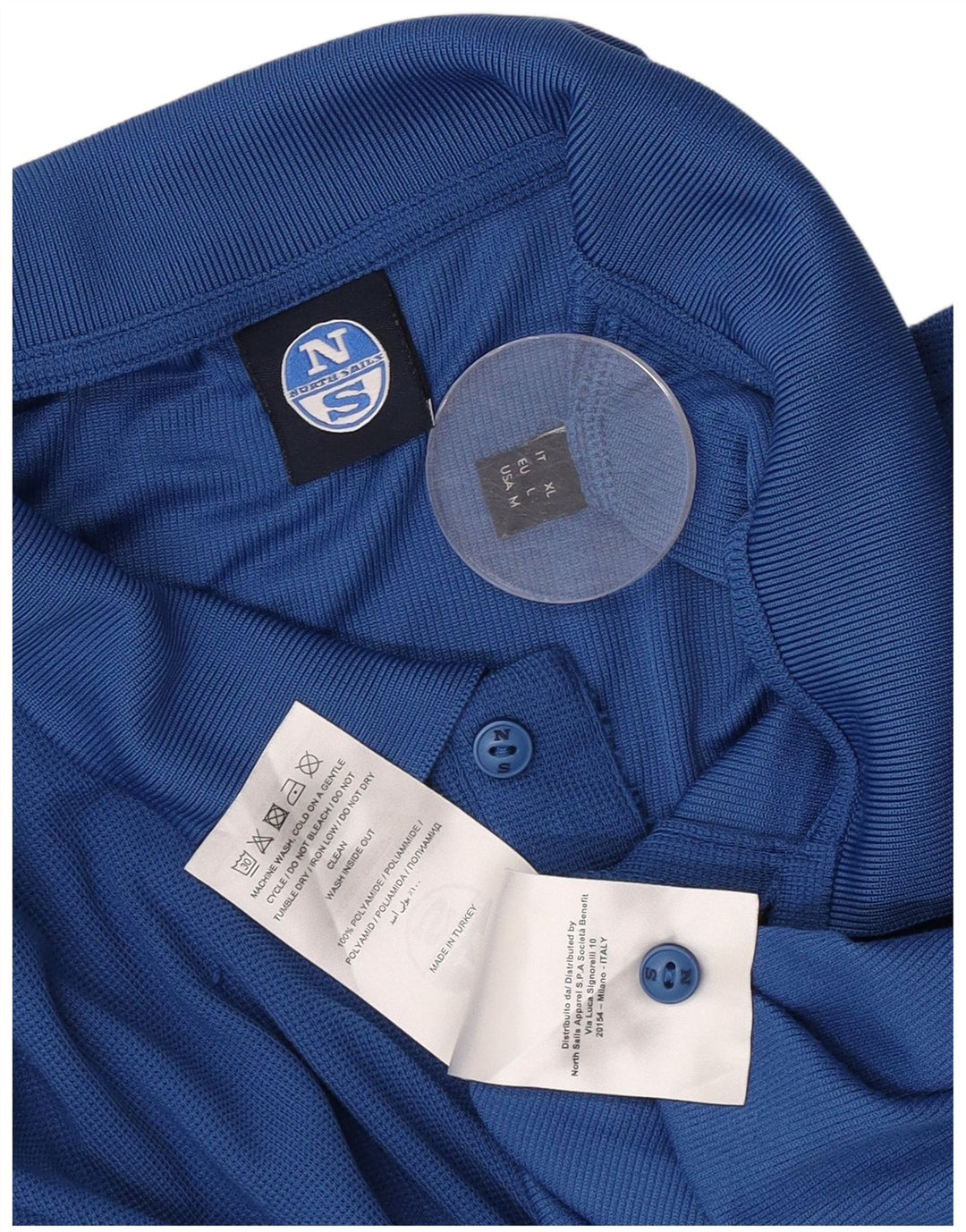 North Sails Herre Polo Shirt Stor Blå Polyamid