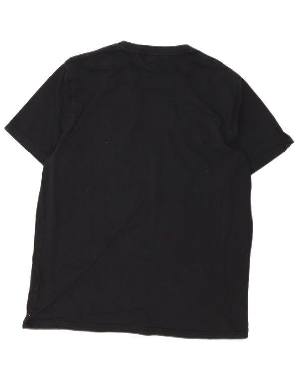 Rip Curl Herre Standard Fit Grafisk T-Shirt Top XL Sort Bomuld