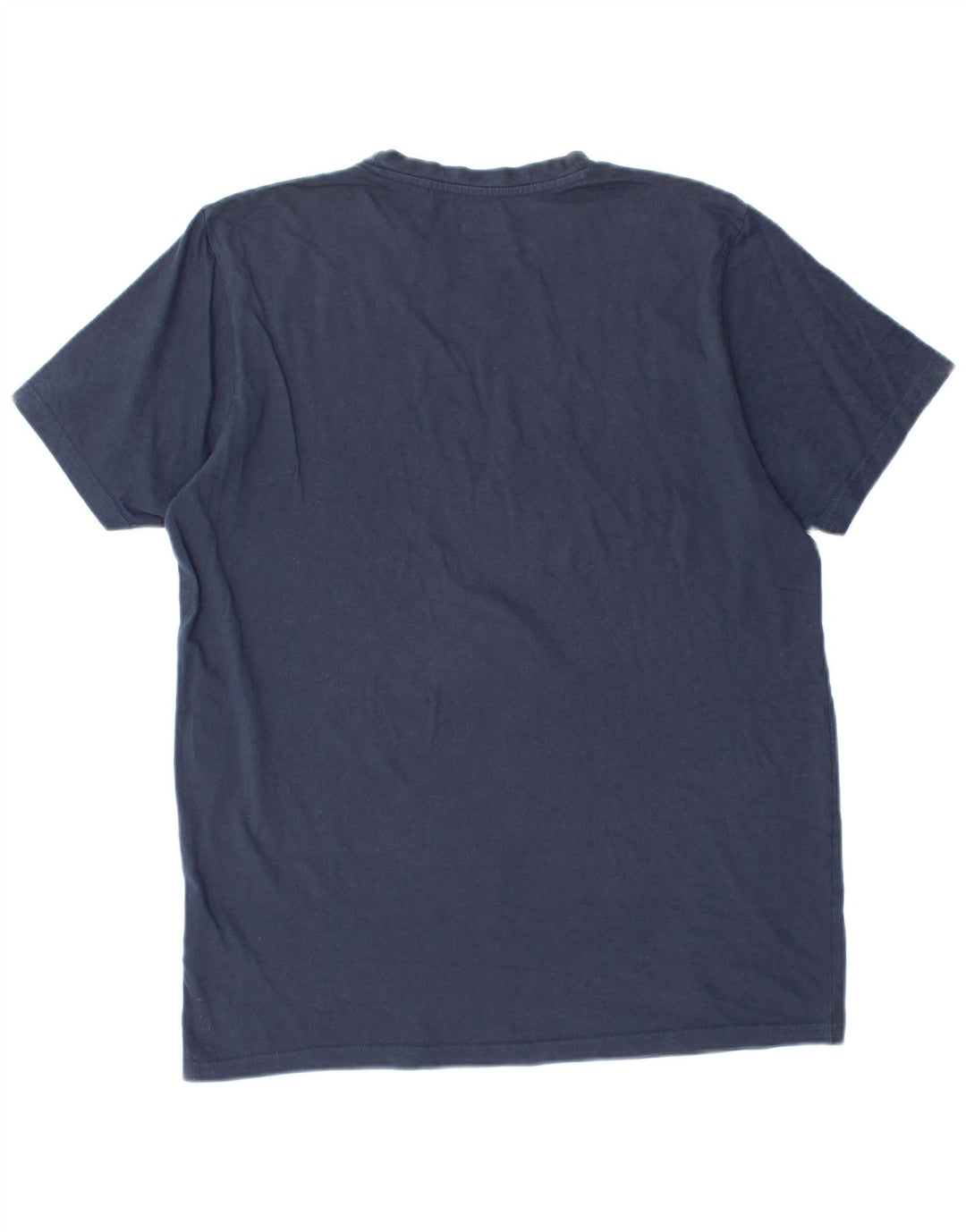 Ellesse Herre Grafisk T-Shirt Top Stor Marineblå Bomuld