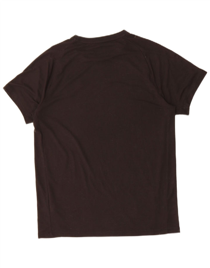 PUMA Mens T-Shirt Top Large Black Polyester