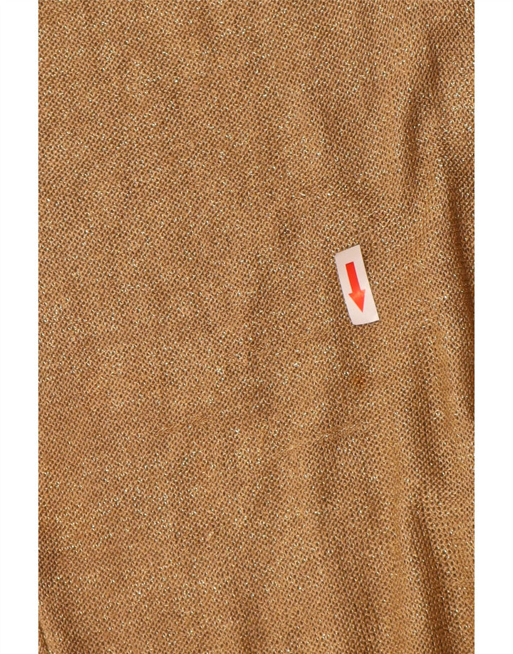 Vintage damebluse Top UK 10 Small Gold