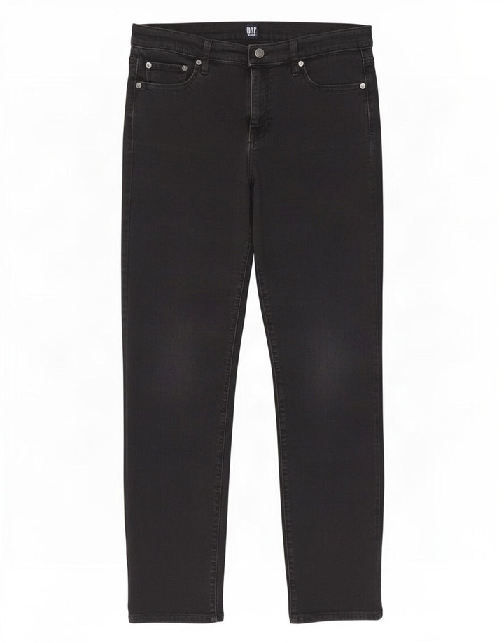 Gap lige damejeans W31 L30 sort bomuld