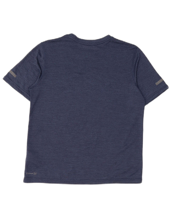 RUSSELL ATHLETIC Drenge Dri-Power T-Shirt Top 14-15 år XL Marineblå