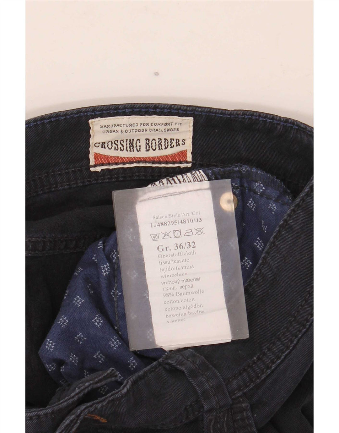 Camel Active Straight Jeans til mænd W36 L32 Marineblå Bomuld