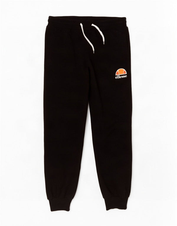 Ellesse Dame træningsdragt Bukser Joggers UK 10 Small Black Bomuld