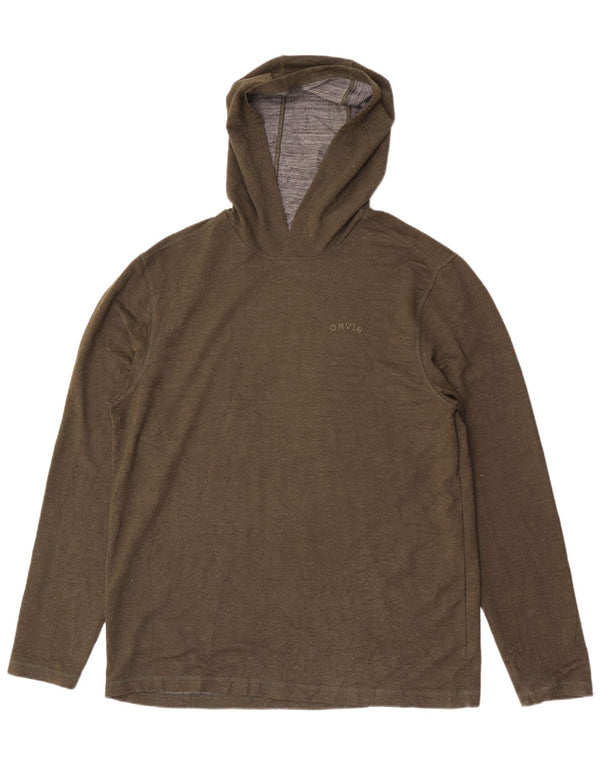 Orvis Herre hættetrøje Jumper Stor Khaki Rayon