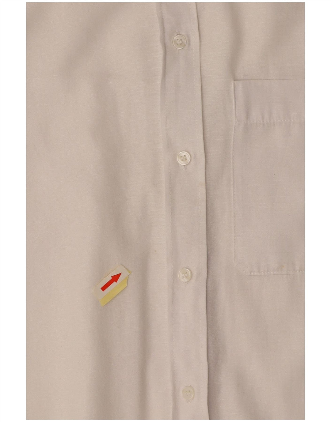 ZARA Oversized skjorte til kvinder UK 10 Lille hvid bomuld