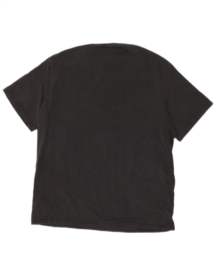 Ted Baker Herre T-Shirt Top Stor Sort Bomuld