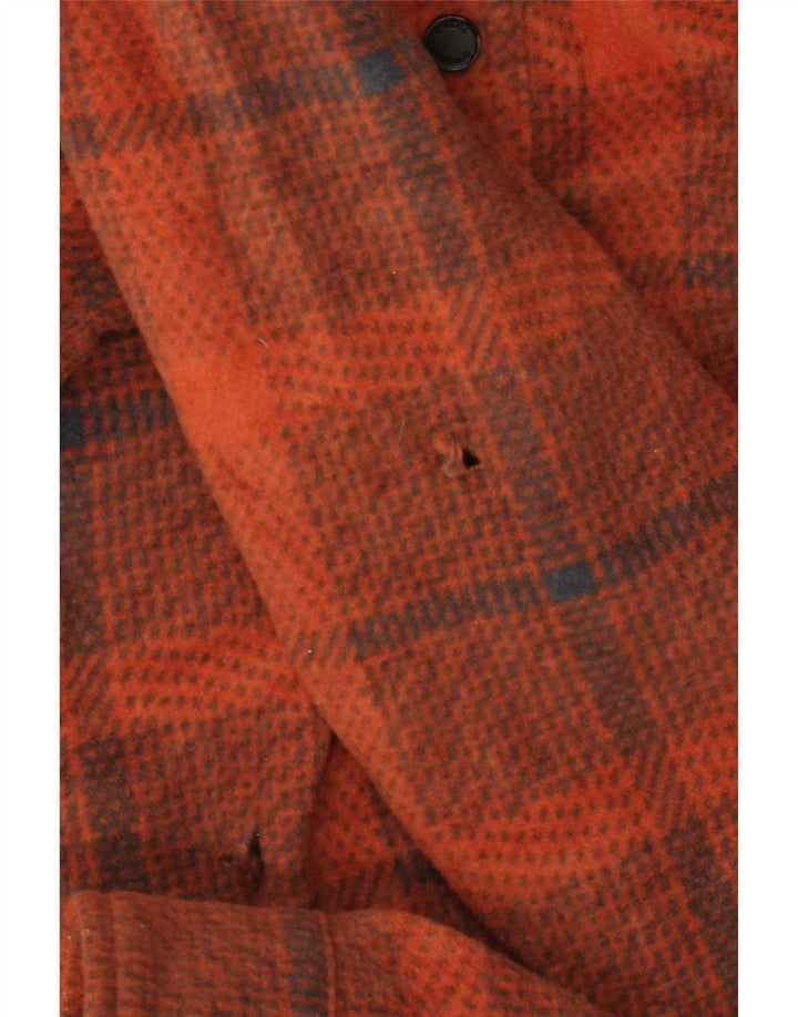 O'Neill herre fleeceskjorte stor orange ternet polyester