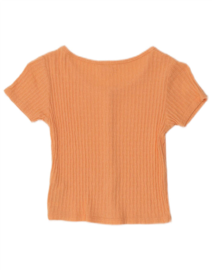 Zara Piger Kortærmet Crop Top 8-9 år Orange