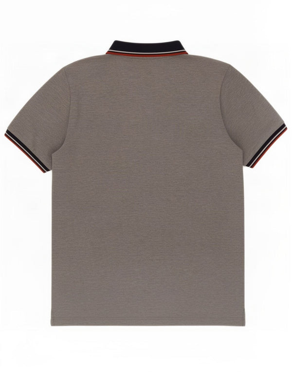 Adidas Herre Clima 365 Polo Shirt Medium Grey Colourblock Bomuld