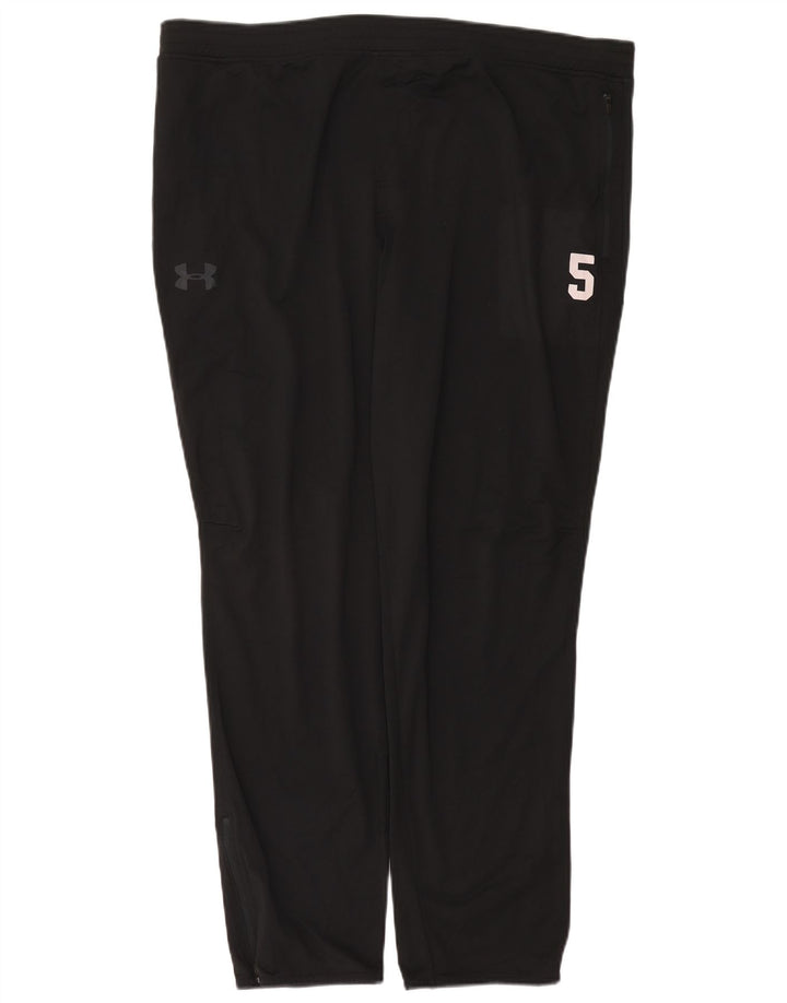 UNDER ARMOUR Herre Heat Gear Træningsdragt Bukser 2XL Sort Polyester